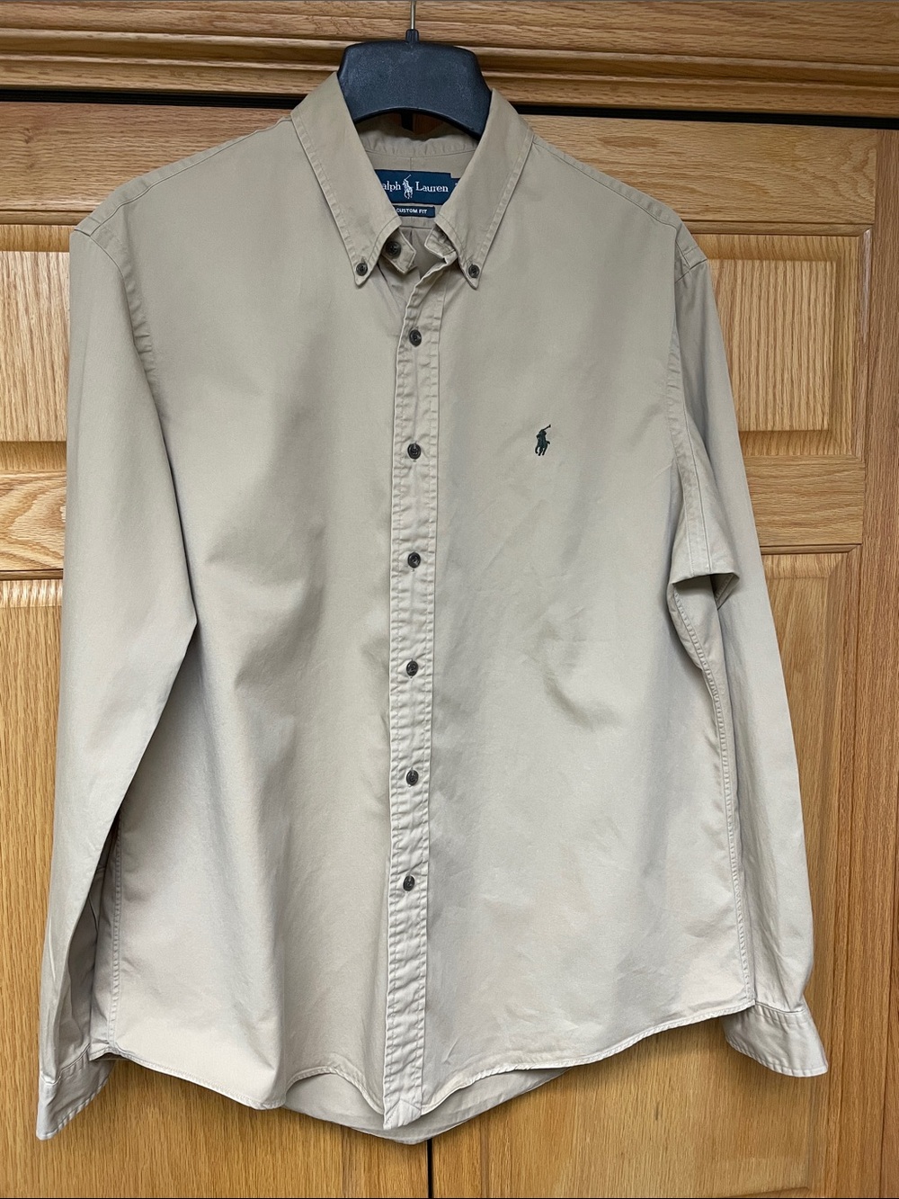 Ralph Lauren Men's Button-Down Shirt in Khaki - Size XL